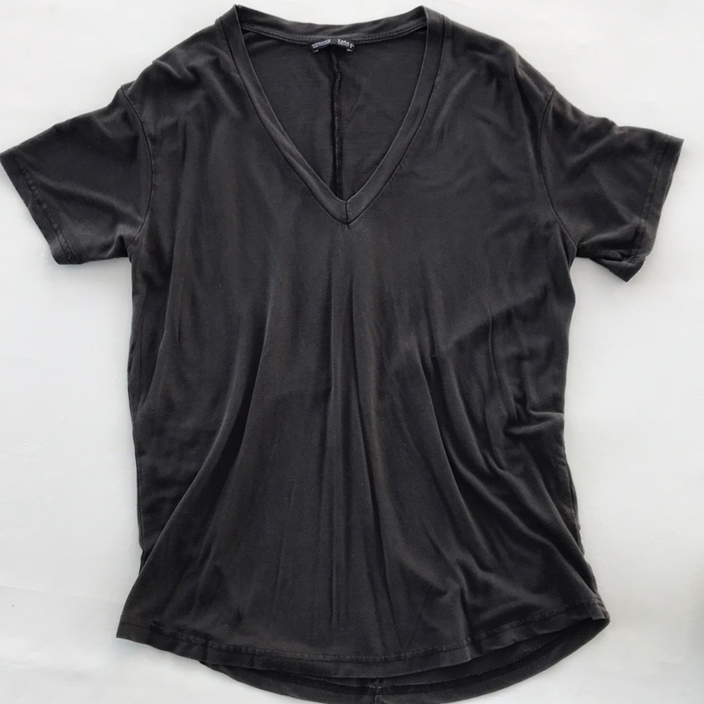 ZARA dark grey oversized tee shirt